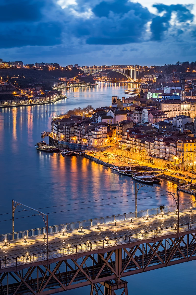 Quartiers de Ribeira et vue sur le Douro, Porto, Portugal