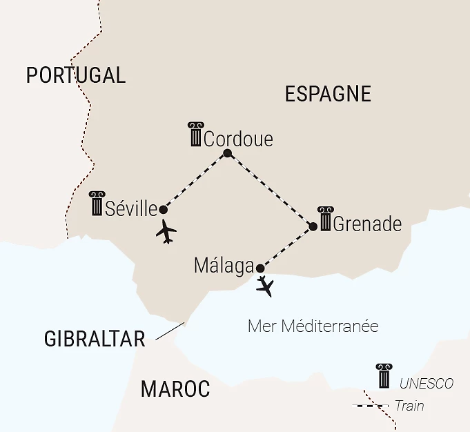 Carte du voyage