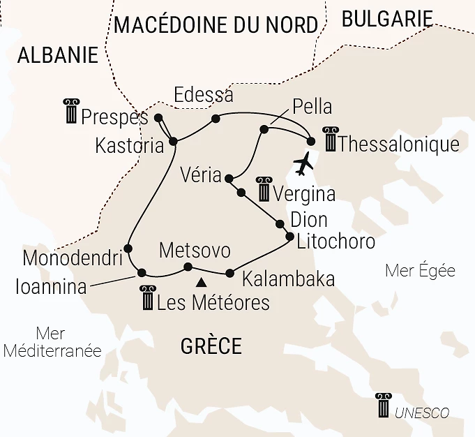 Carte du voyage