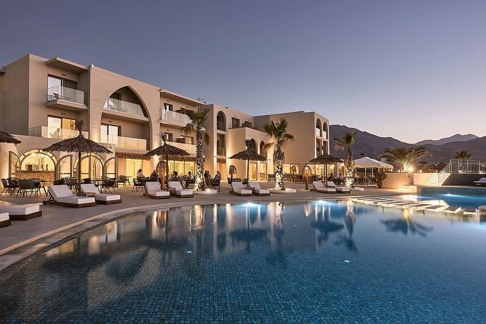 Piscine, Pepper Sea Club Hotel, Crète, Grèce