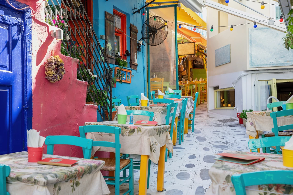 Taverne locale, Tinos, Cyclades