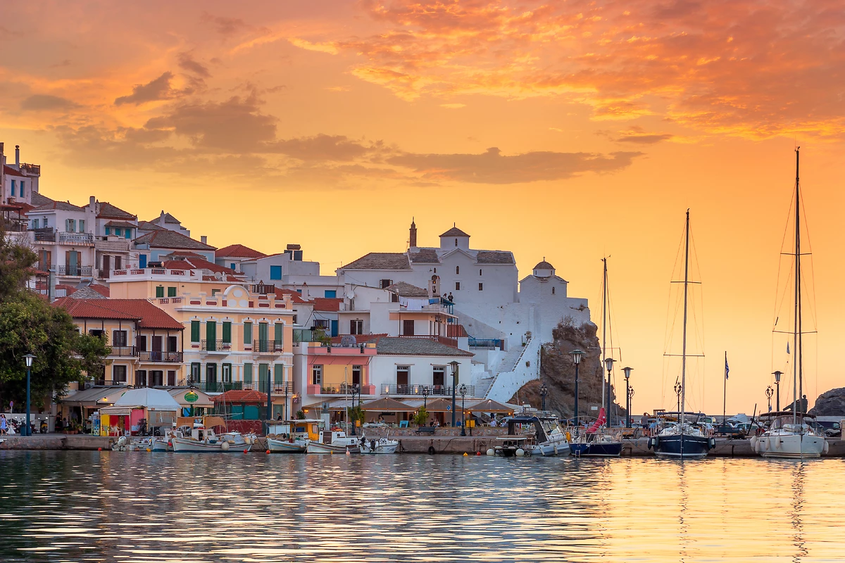 Baie de Skopelos, Sporades, Grèce