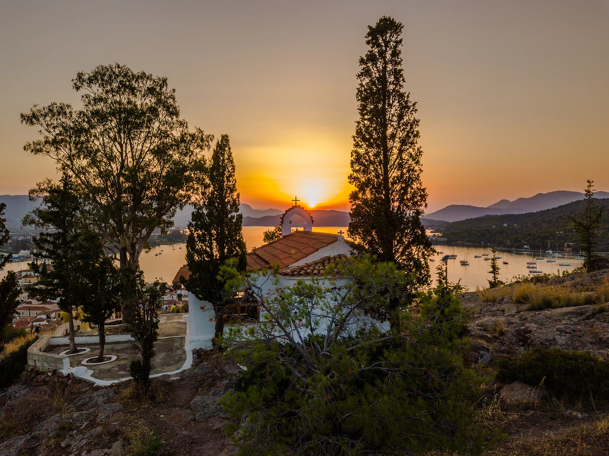 Kastro, Poros, Saroniques, Grèce