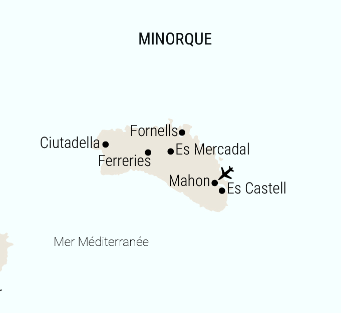 carte Minorque