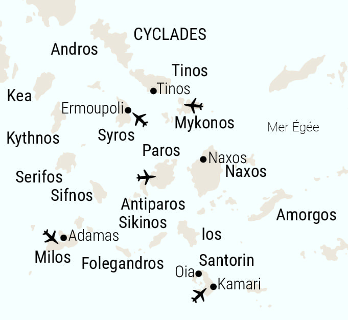 cyclades carte