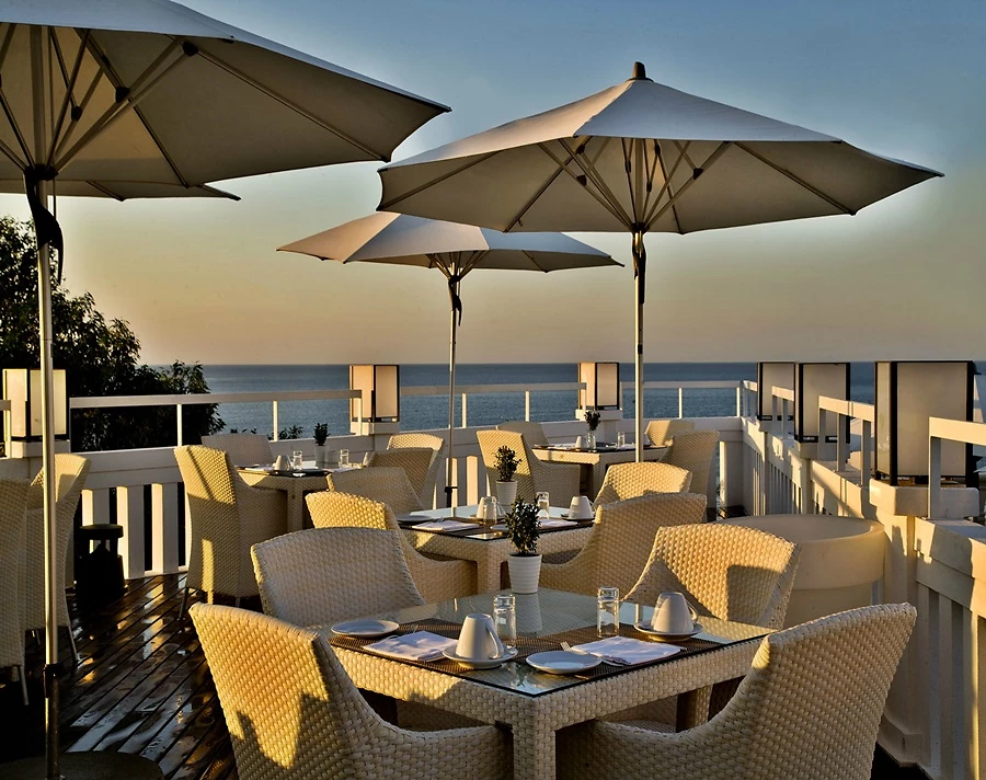 Terrasse du bar de l'hôtel, Bela Vista Hotel & SPA - Relais & Châteaux