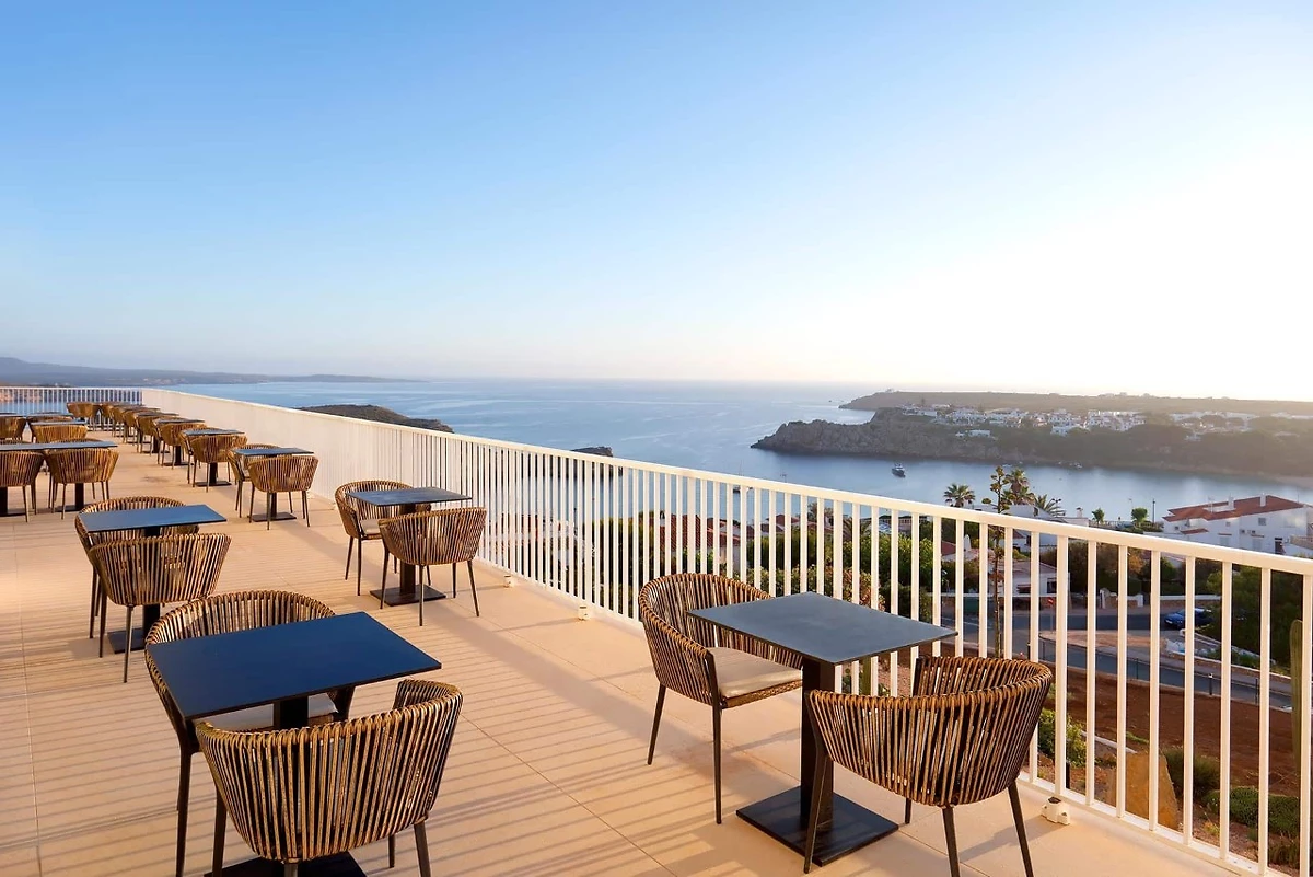 Terrasse de restaurant, Palladium Hotel Menorca, Minorque, Espagne