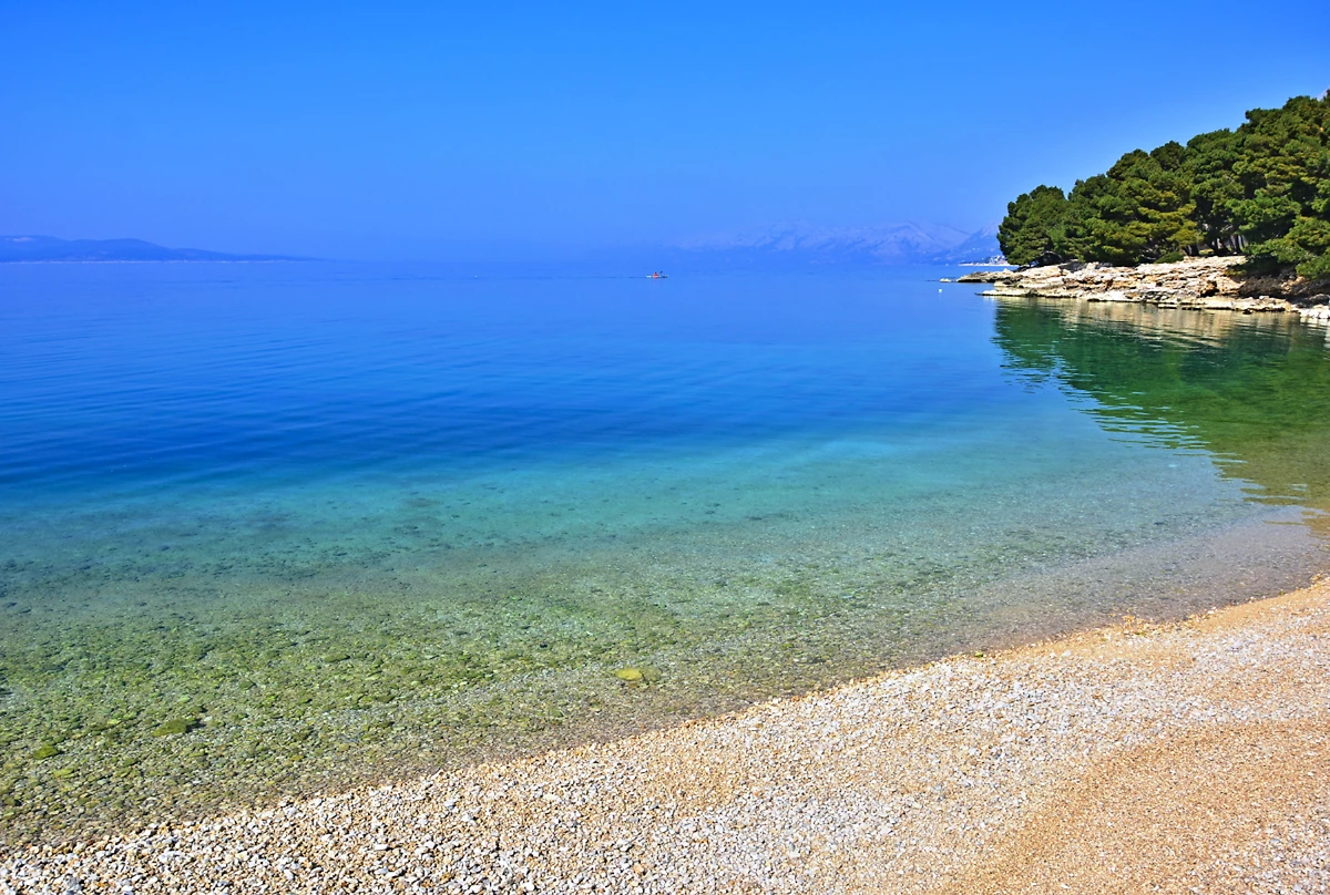 Plage, Valamar Meteor Hotel, Croatie