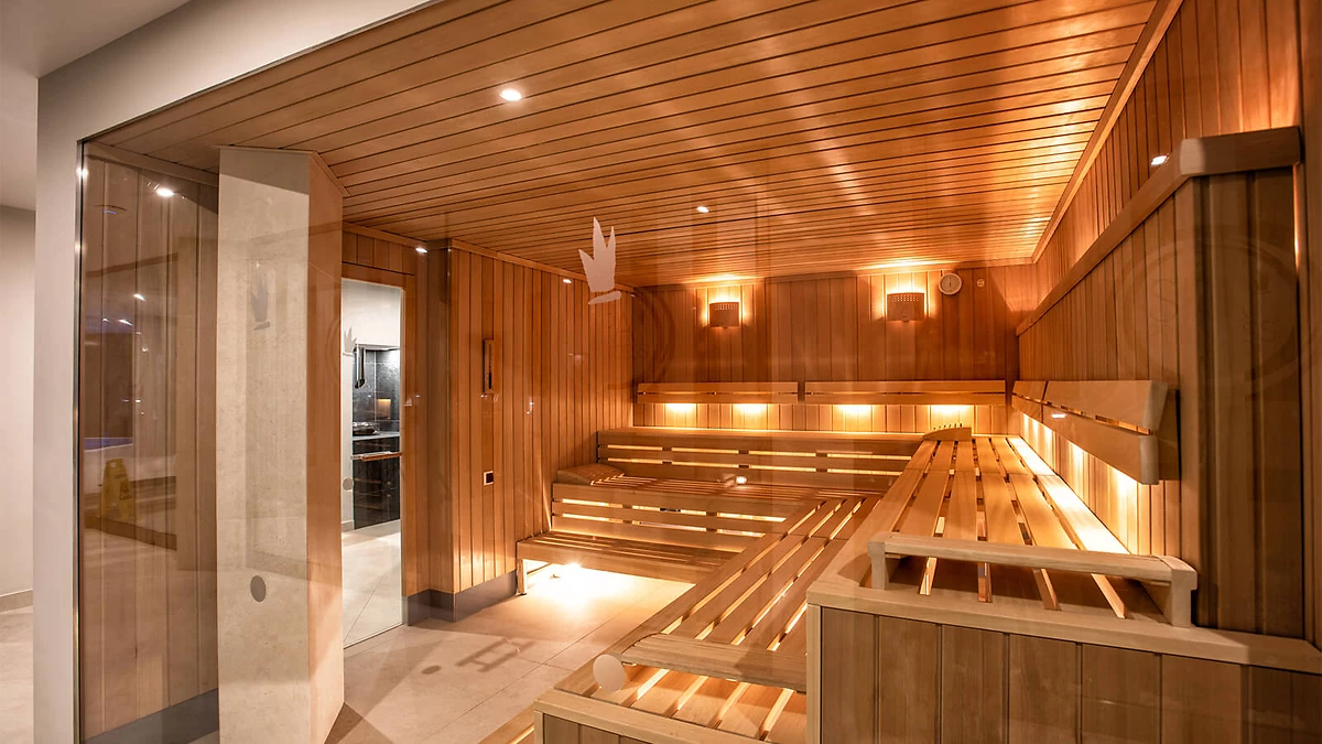 Sauna dans le Spa de l'hôtel, Guayarmina Princess, Tenerife, Espagne