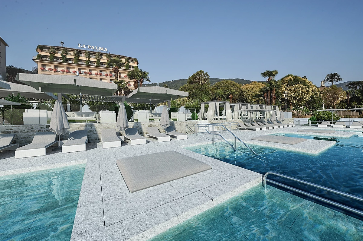 Piscine de l'hôtel, hôtel La Palma