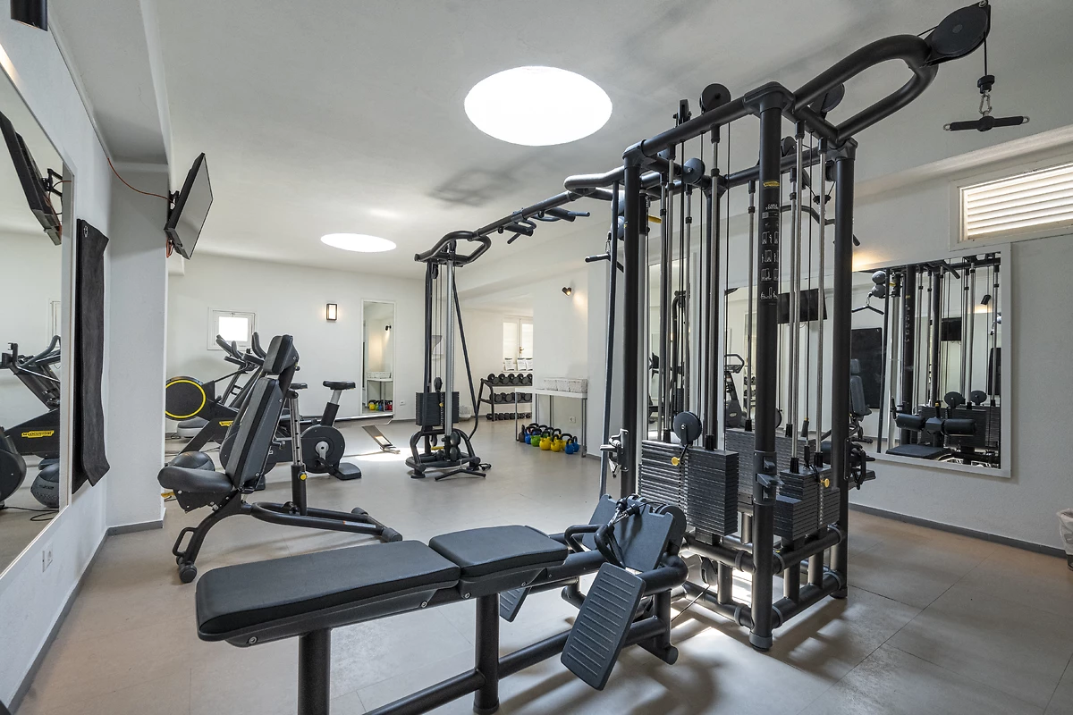 Salle de sport, Mangia's Pollina Resort, Sicile