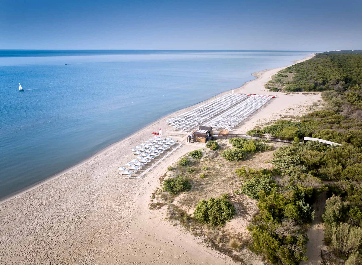 Plage, Torreserena, Pouilles, Italie