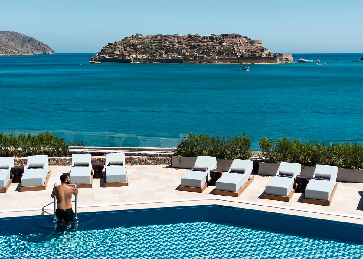 Piscine Chora adults-only, Domes of Elounda, Autograph Collection, Crète, Grèce