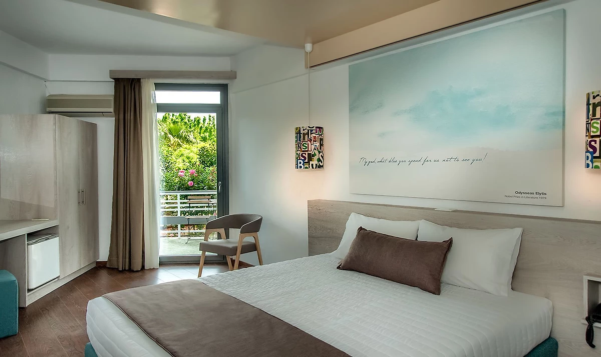 Chambre vue jardin
