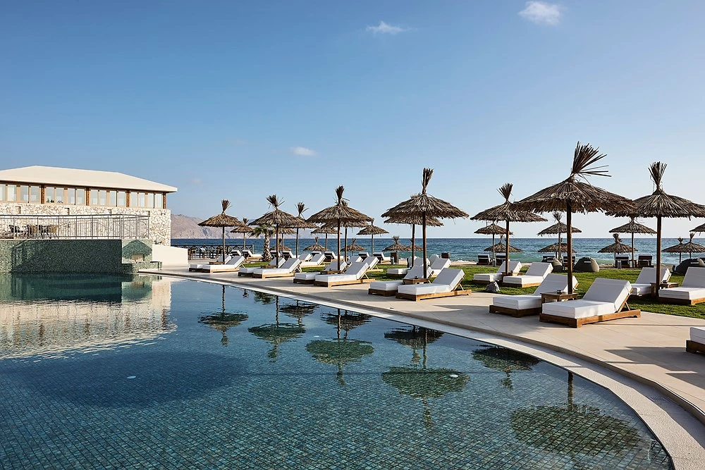 Piscine, Pepper Sea Club Hotel, Crète, Grèce