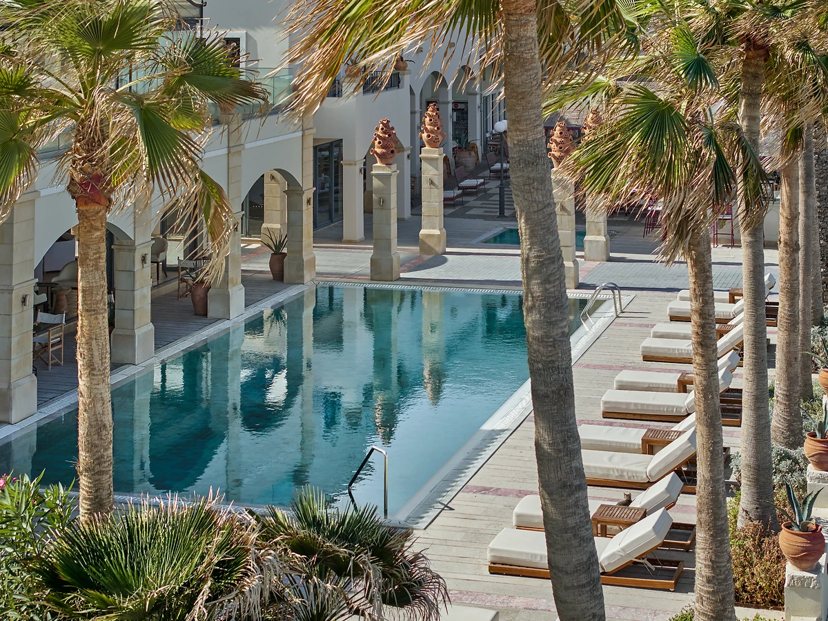 Piscine de l'hôtel, Grecotel Plaza Beach House, Crète, Grèce