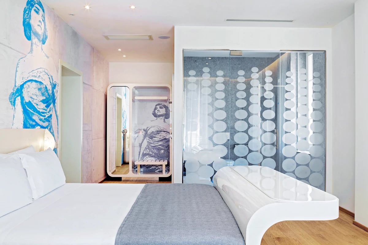 Deluxe Double room, Hotel Ausonia Hungaria, Lido, Venise, Italie