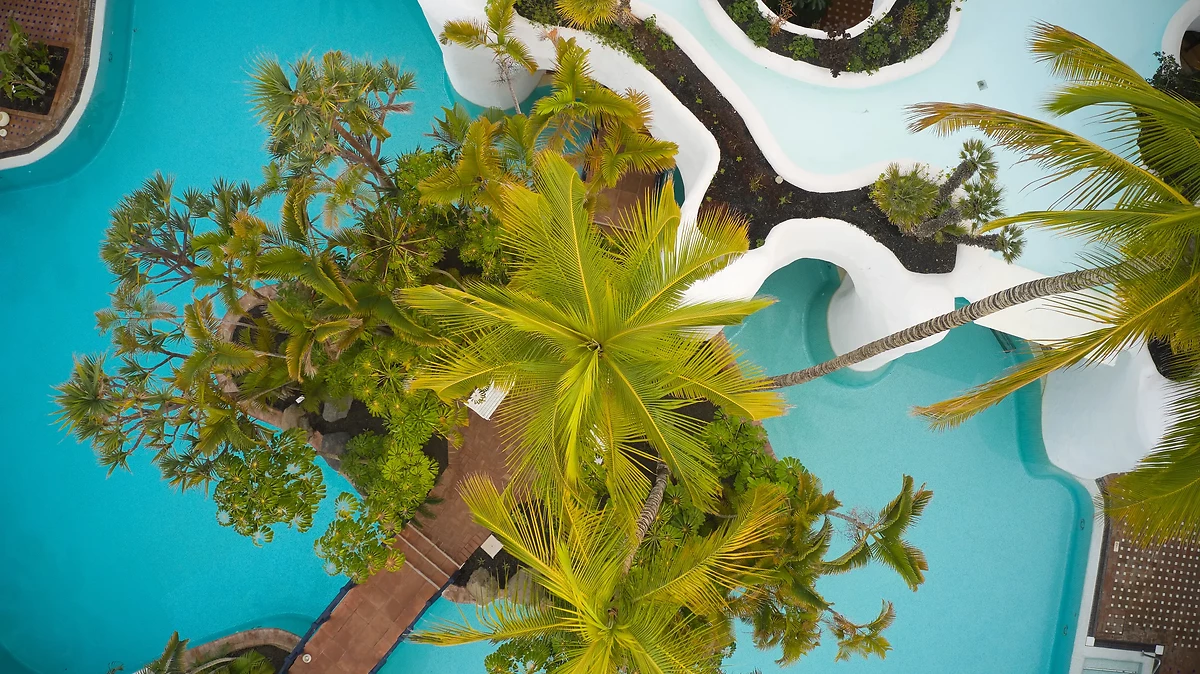 Vue aérienne de la piscine, Dreams Jardín Tropical Resort & Spa, Tenerife, Espagne