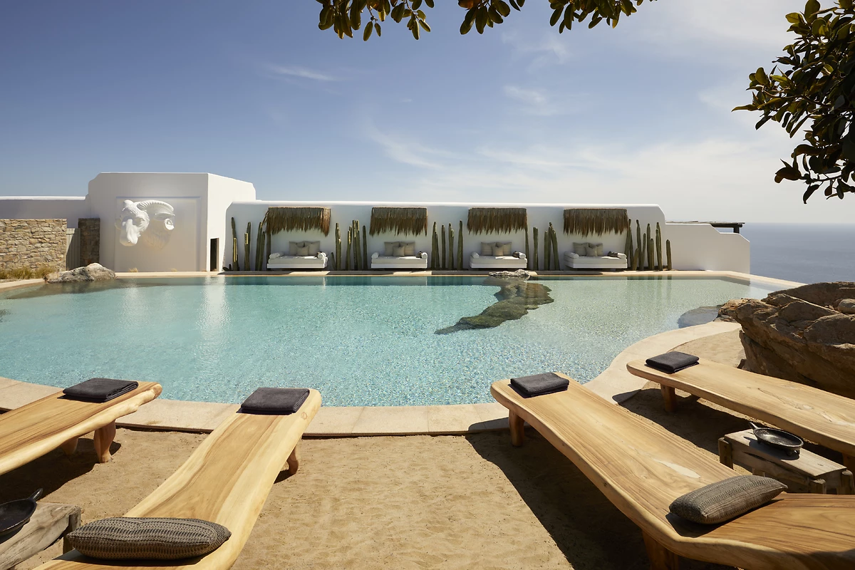 Piscine, Myconian Panoptis Escape, Mykonos, Grèce