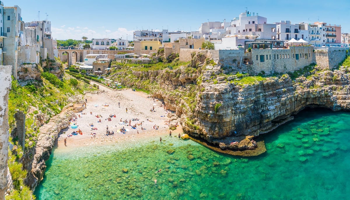 Polignano a Mare, Province de Bari, Les Pouilles