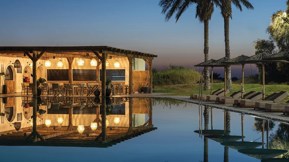 Beach bar, Grecotel Casa Paradiso, Kos, Grèce