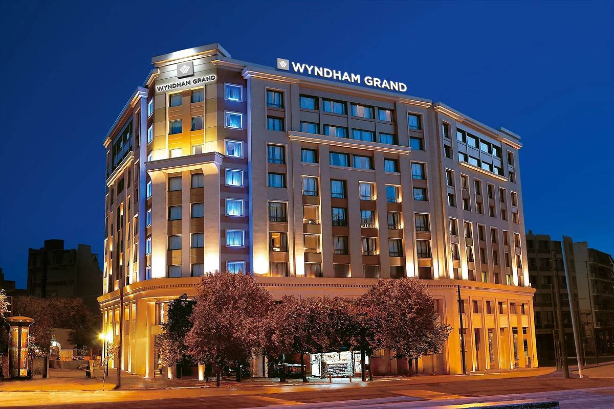 Vue extérieure, hotel Wyndham Grand Athens, Athènes, Grèce.