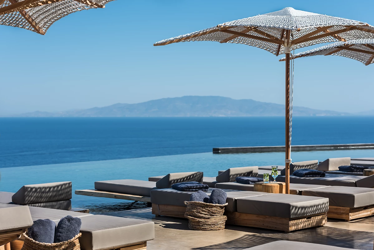 Piscine de l'hôtel, Andronis Arcadia Hotel, Santorin, Grèce