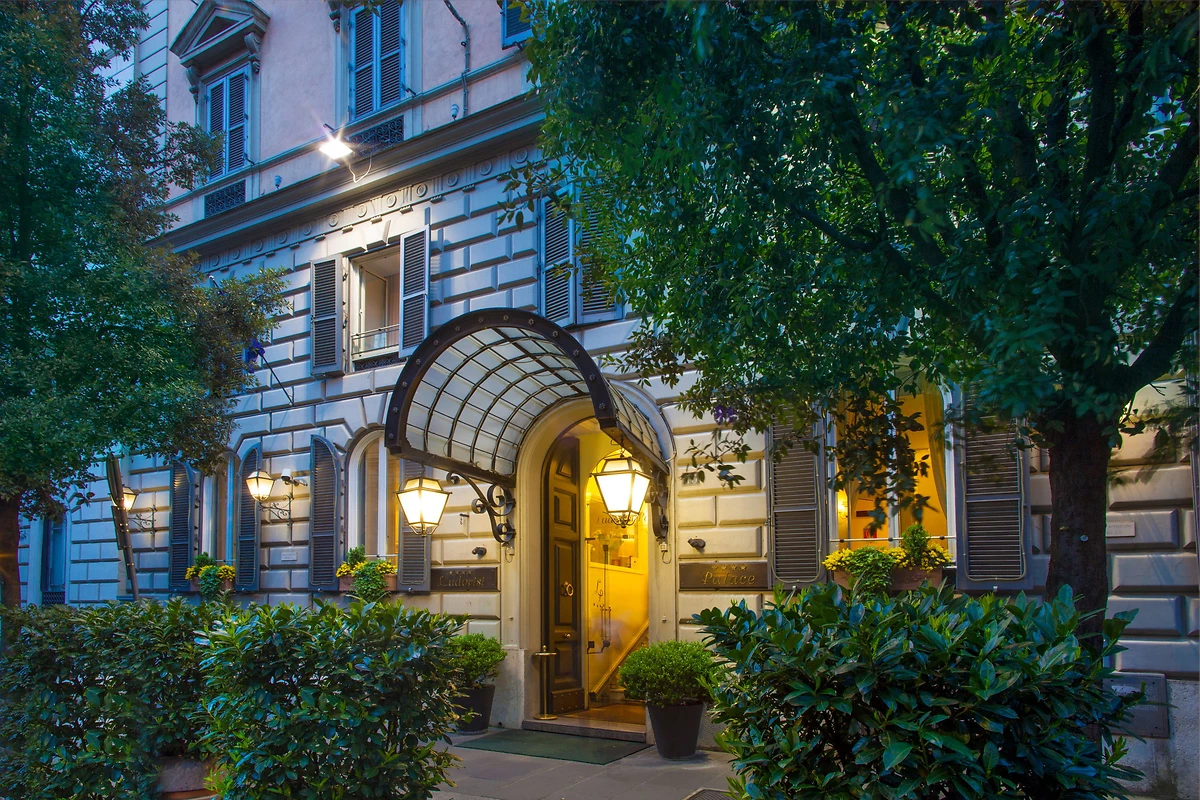Façade extérieure, Ludovisi Palace Hotel, Rome