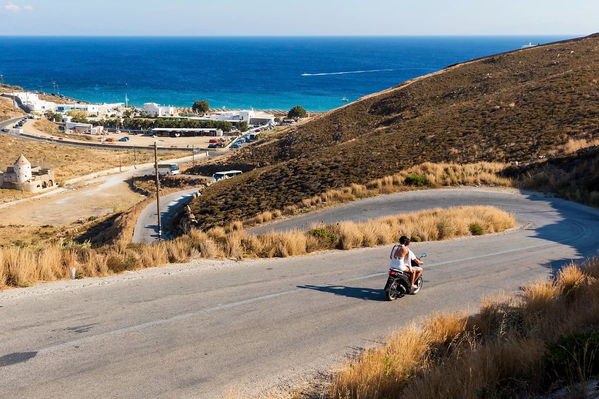Routes de Mykonos, Grèce