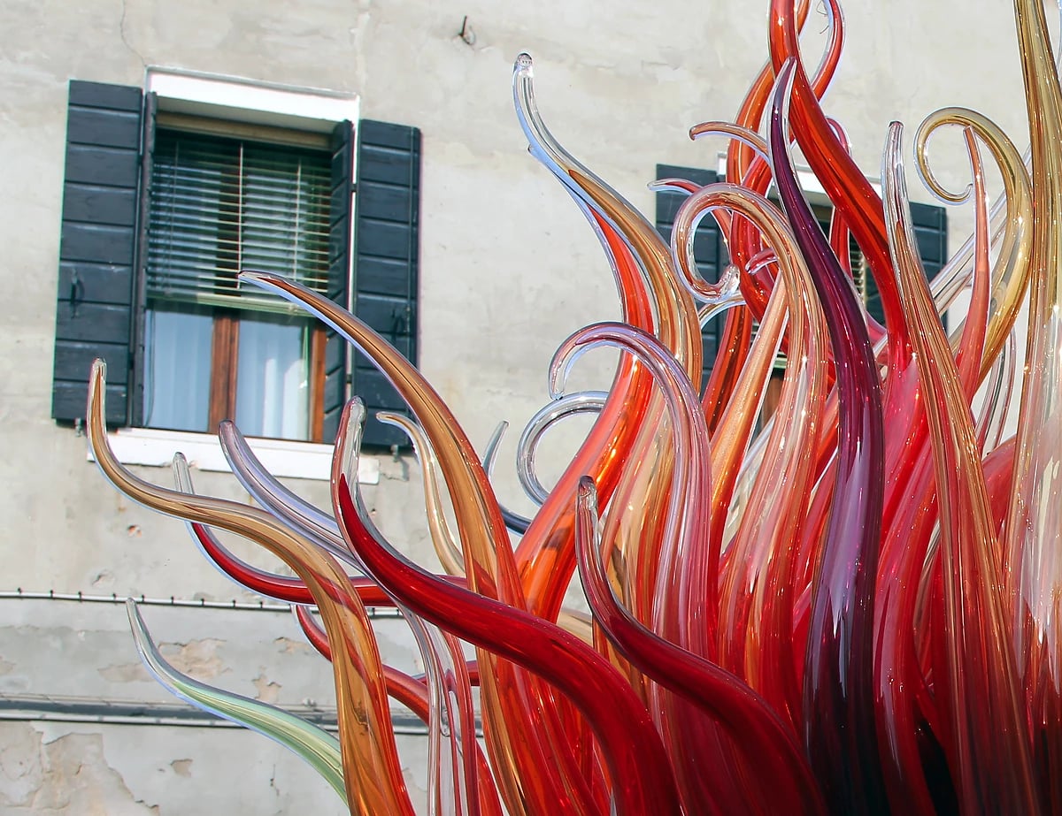 Sculpture en verre de Murano, Île de Murano, Venise