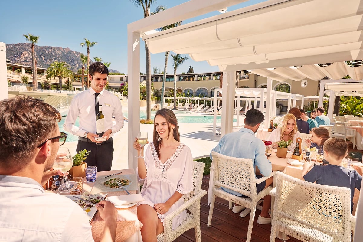 Restaurant Terrazza Oasis, Forte Village Bouganville, Sardaigne, Italie