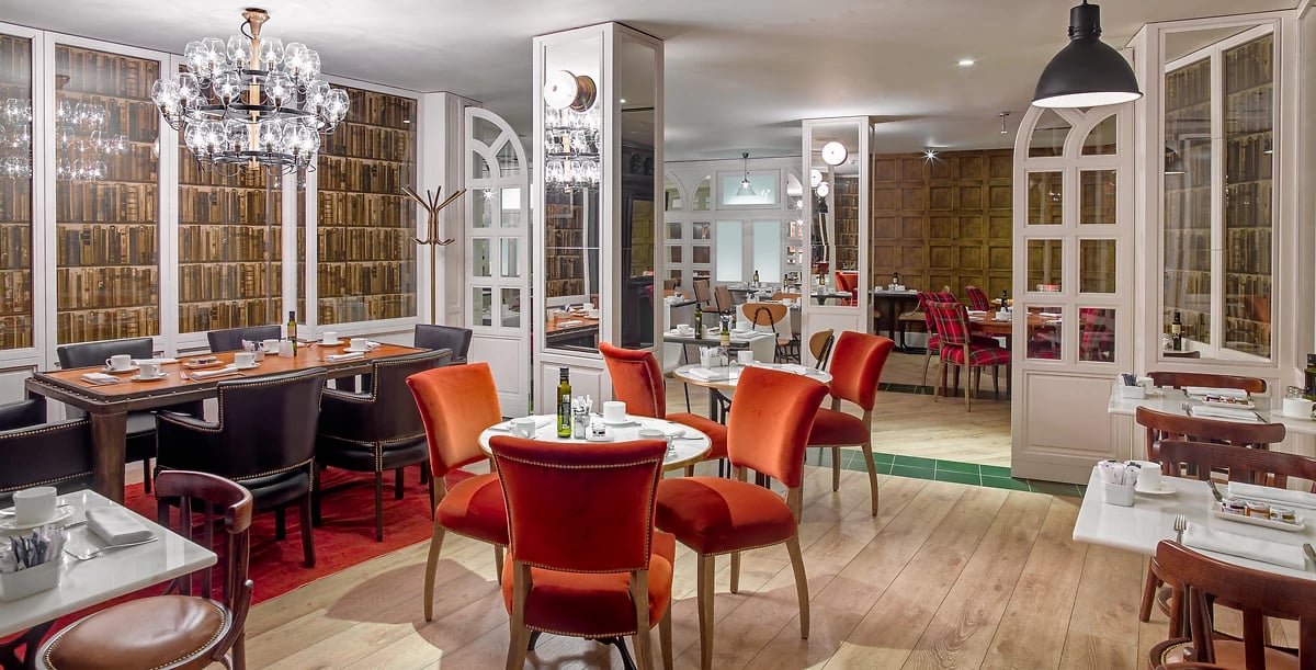 The Library Restaurant, H10 Montcada boutique Hotel, Barcelone, Espagne