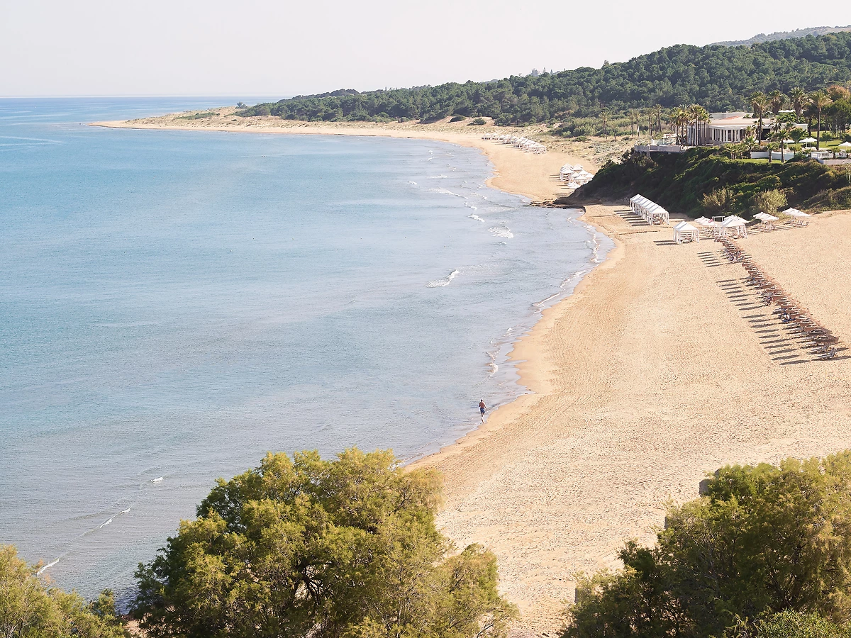 Plage, Grecotel LUXME Oasis & Aqua Park, Péloponnèse, Grèce