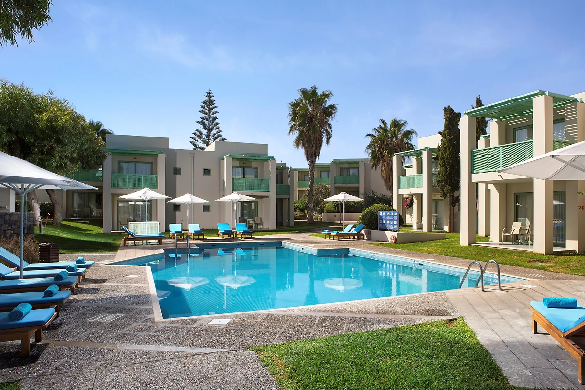 Vue extérieure de l'hôtel, hôtel Agapi Beach Resort