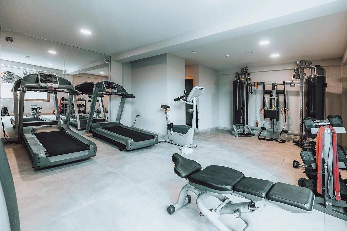 Salle de sport, Eliros Mare Hotel, Crète, Grèce