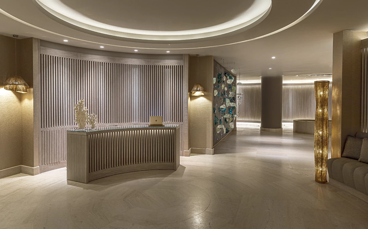 Accueil du spa de l'hôtel, Porto Sani