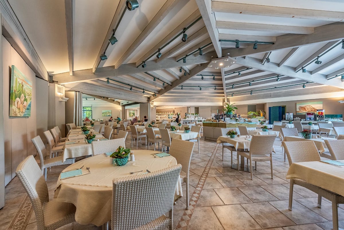Restaurant, Acacia Marina, Sicile, Italie