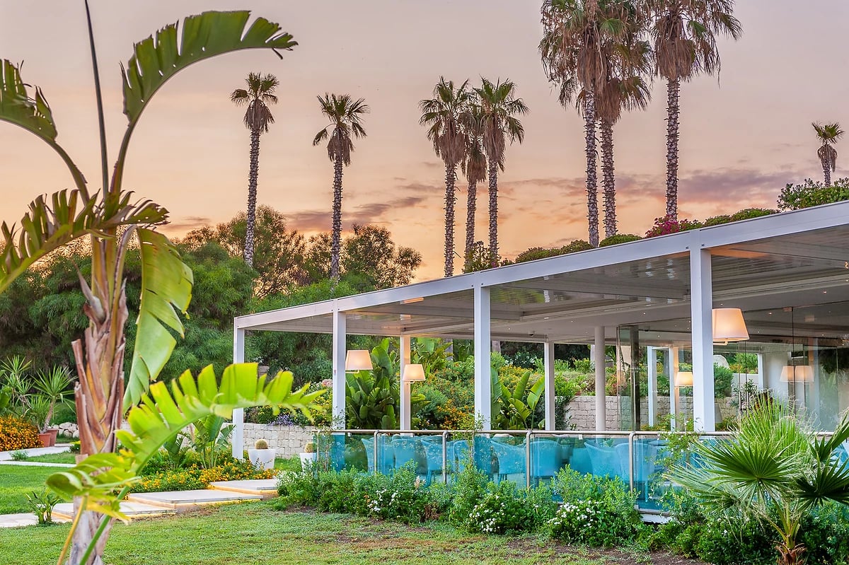 Restaurant, Acacia Marina, Sicile, Italie
