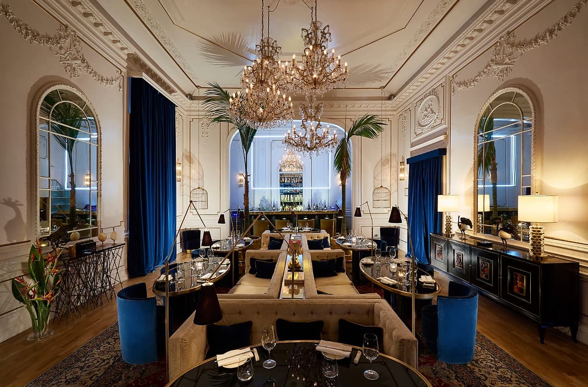 Restaurant, Palazzo Dama, Rome, Italie