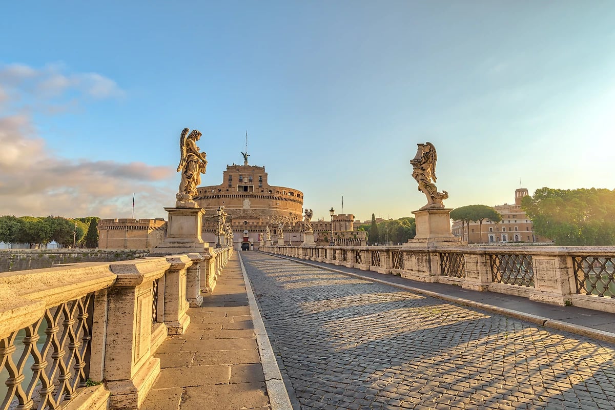 Castel Sant'Angelo (Château Saint-Ange ou Mausolée d'Hadrien), Rome