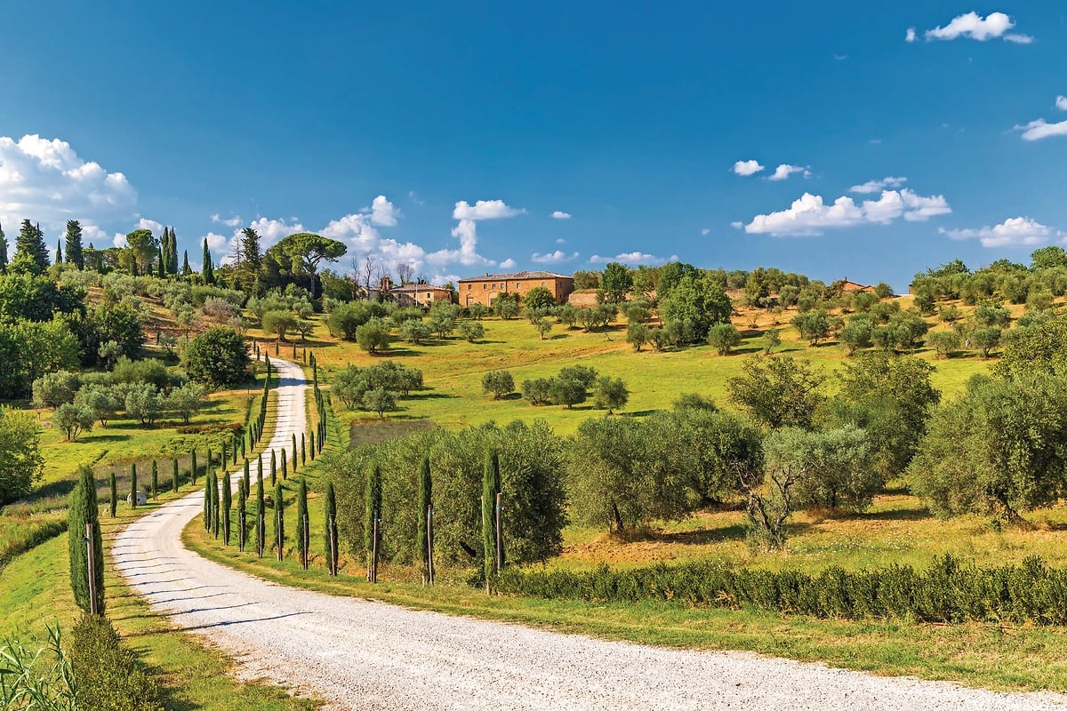 Campagne Toscane près de Montepulciano et Monticchielo, Toscane