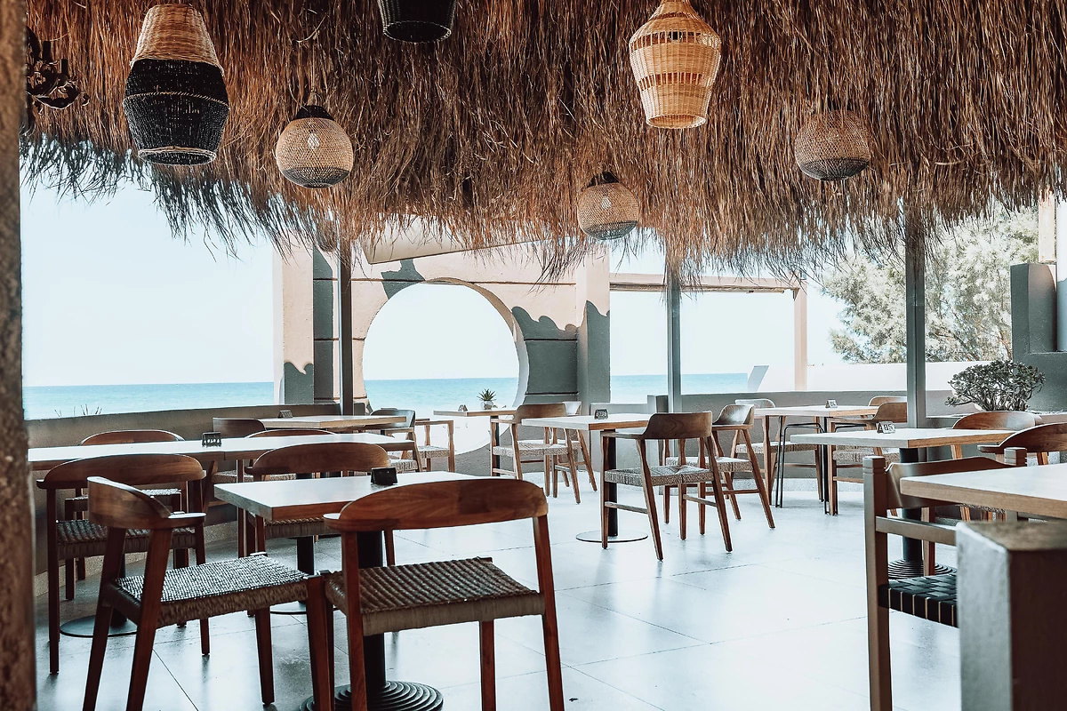 Bar Sea Star Beach, Eliros Mare, Crète, Grèce
