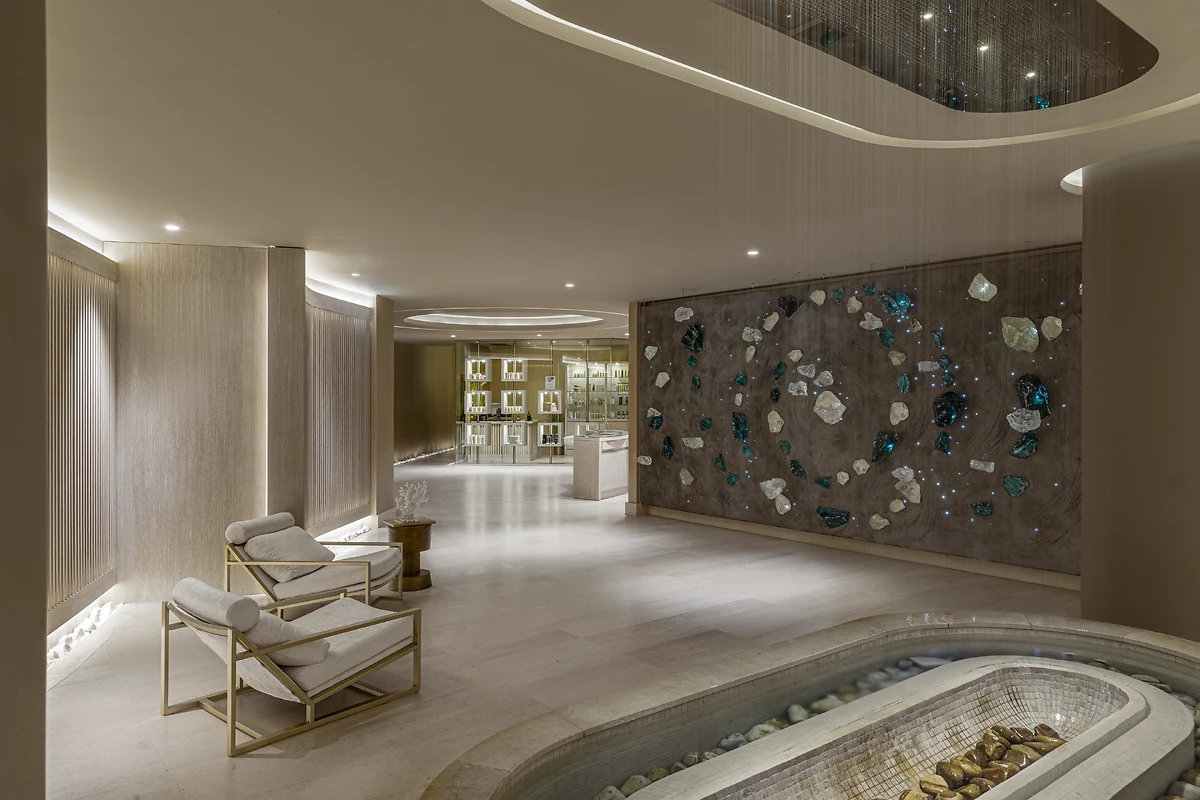 Accueil du spa de l'hôtel, Porto Sani