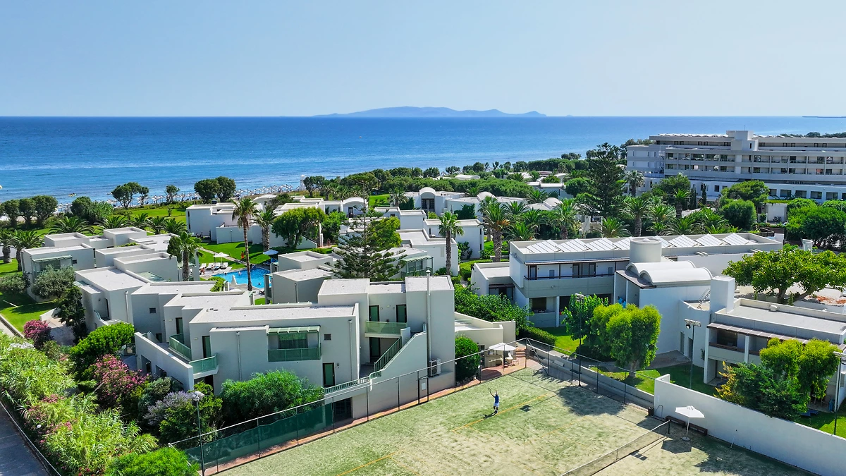 Vue extérieure de l'hôtel, hôtel Agapi Beach Resort