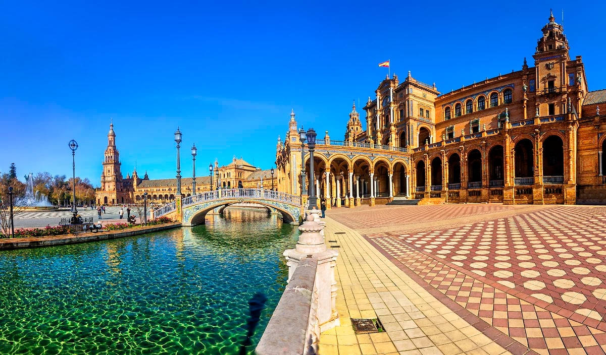 PLace d'Espagne, Séville, Andalousie, Espagne