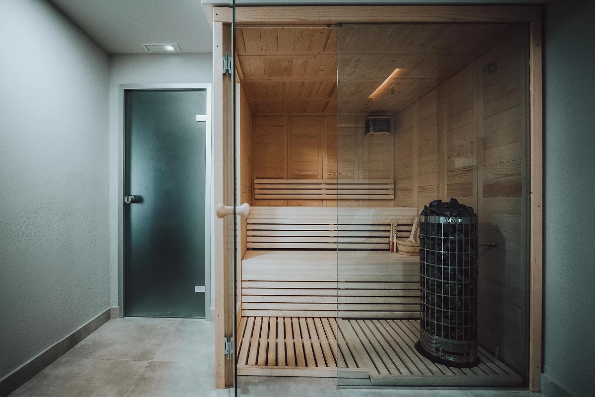 Sauna du Spa, Eliros Mare Hotel, Crète, Grèce
