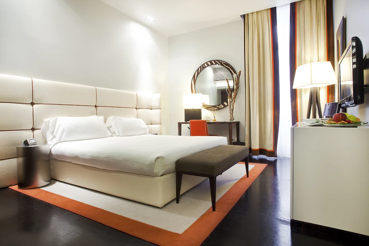 Chambre, suite junior, hôtel Sina The Gray, Milan