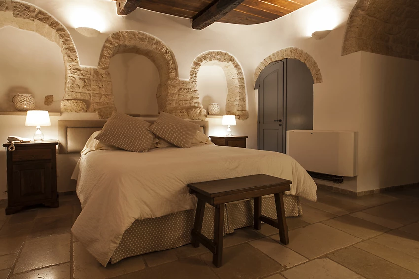 Chambre, trulli, Grand Hotel La Chiusa Di Chietri, Alberolbello, Pouilles