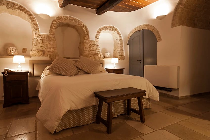 Chambre, trulli, Grand Hotel La Chiusa Di Chietri, Alberolbello, Pouilles