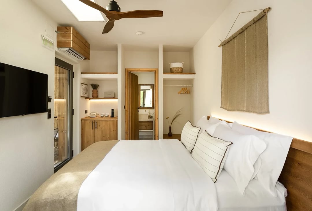 Petite cabana avec jardin